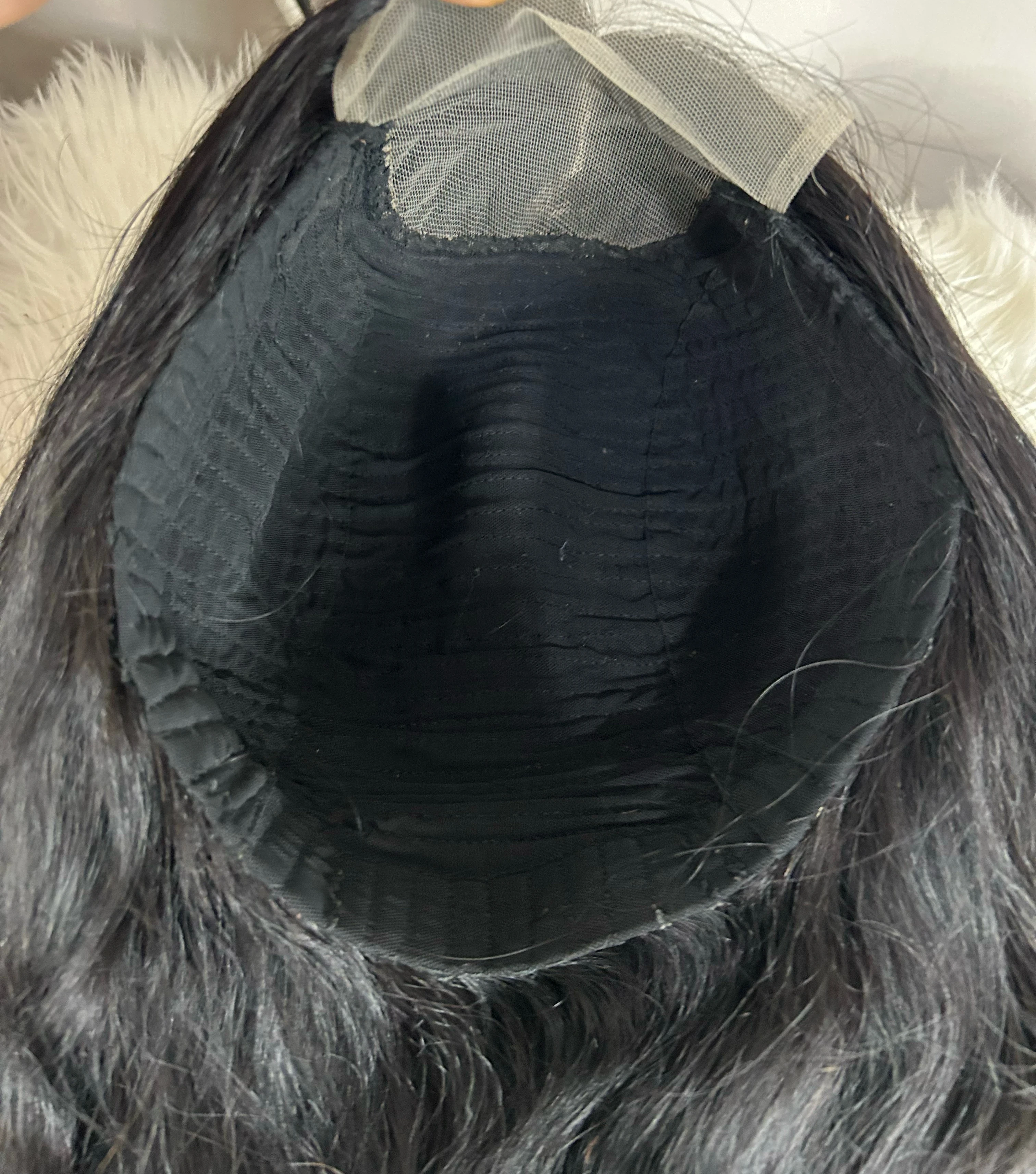 Peluca de cabello humano 26 pulgada con encaje frontal –4x4 ,densidad del 180%, 5