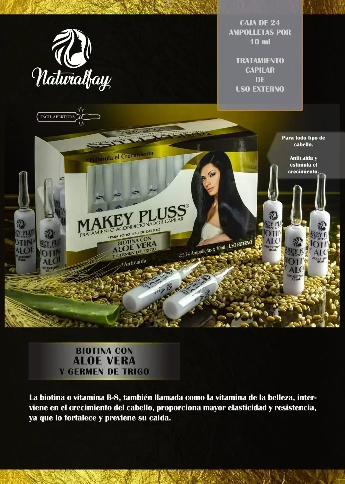 makey pluss ampolleta biotina & aloe vera
