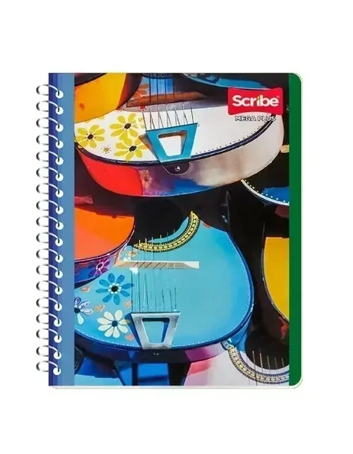 Cuaderno francesa c7 mega 100 hojas espiral  2