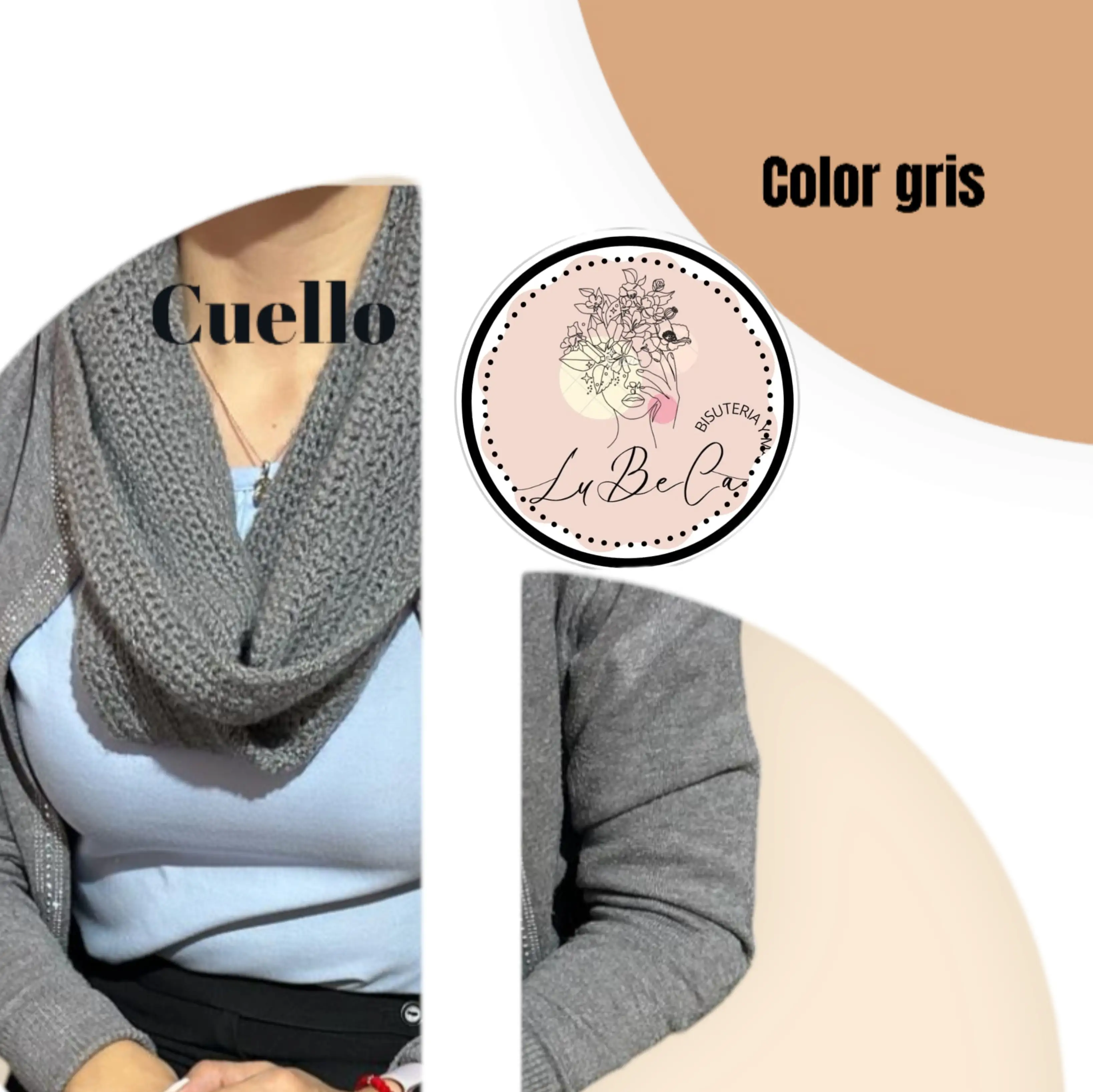 Cuello bufanda tejido 