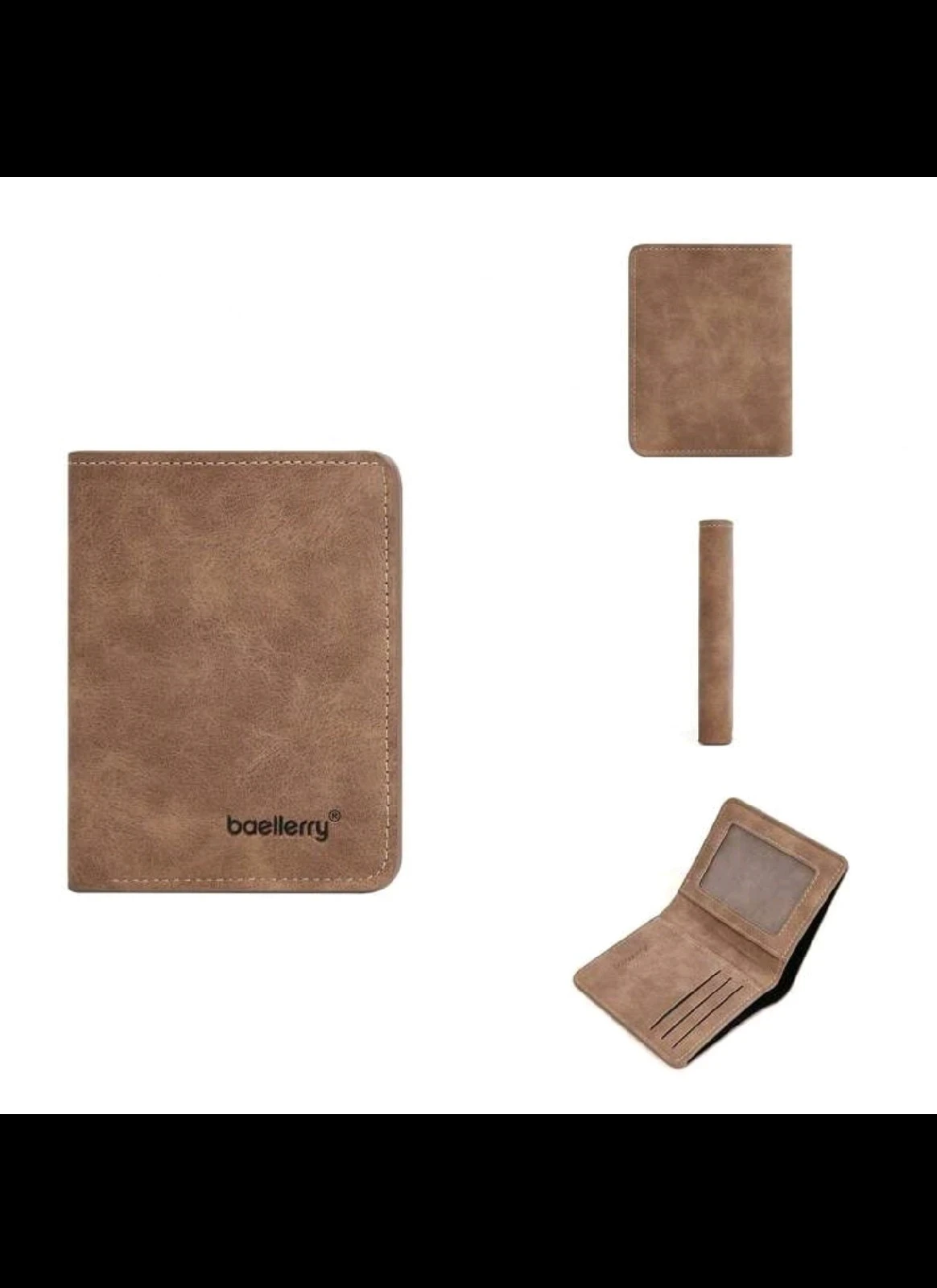 Cartera de Caballero Bifold Delgado con Protección RFID Baellerry