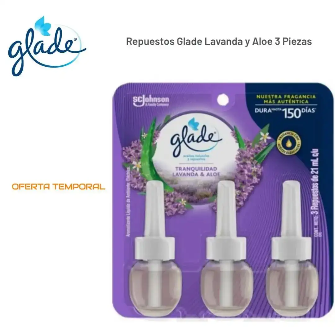 Aromatizante Glade 3 repuestos 