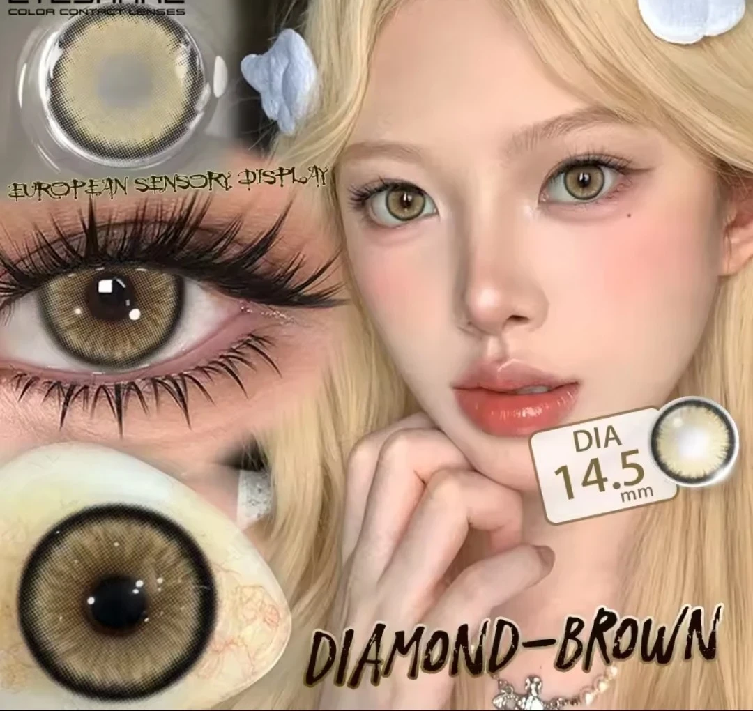 Lentes de contacto - Referencia: CANDY BROWN - EFECTO MUÑECA  5