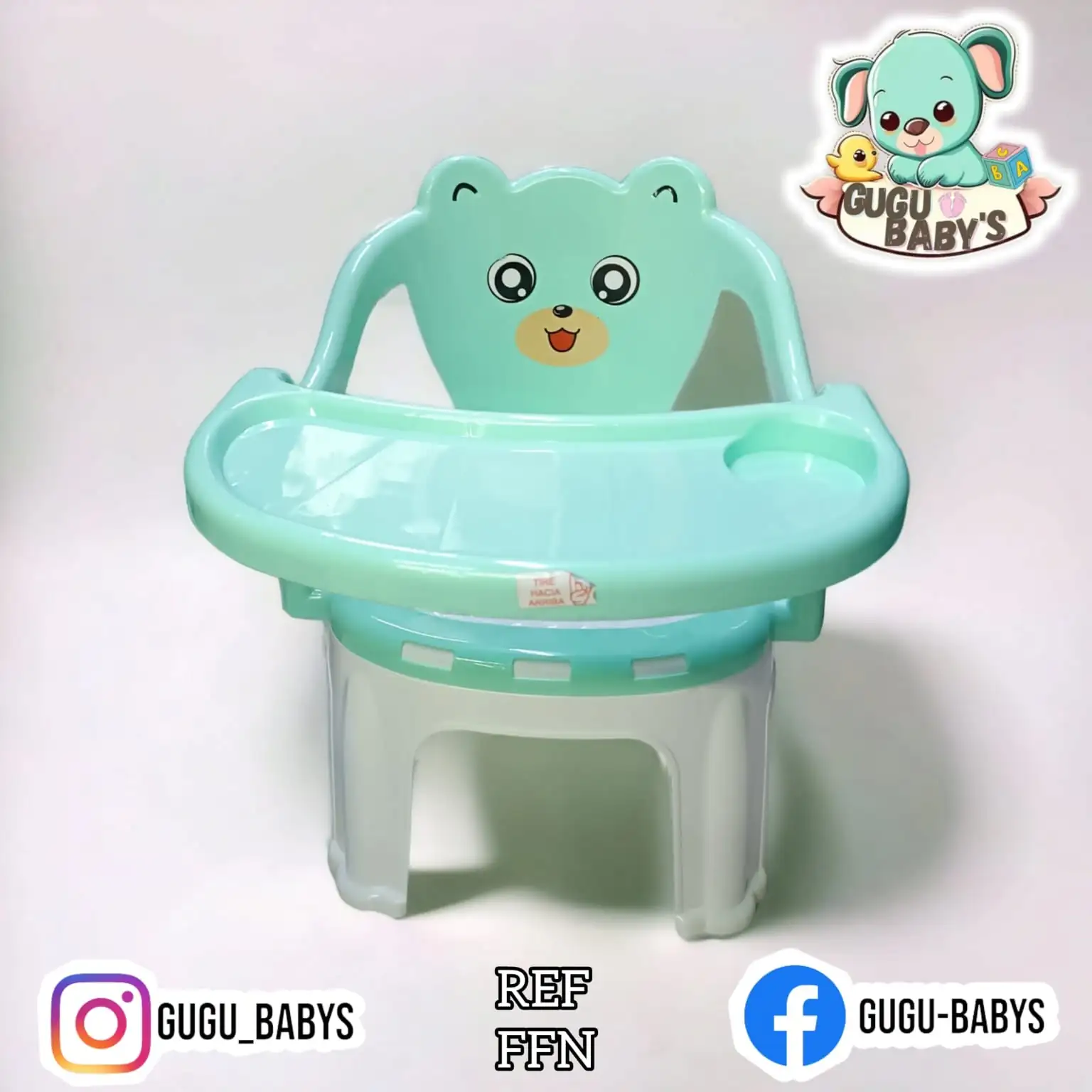 Silla comedor osito niño  2