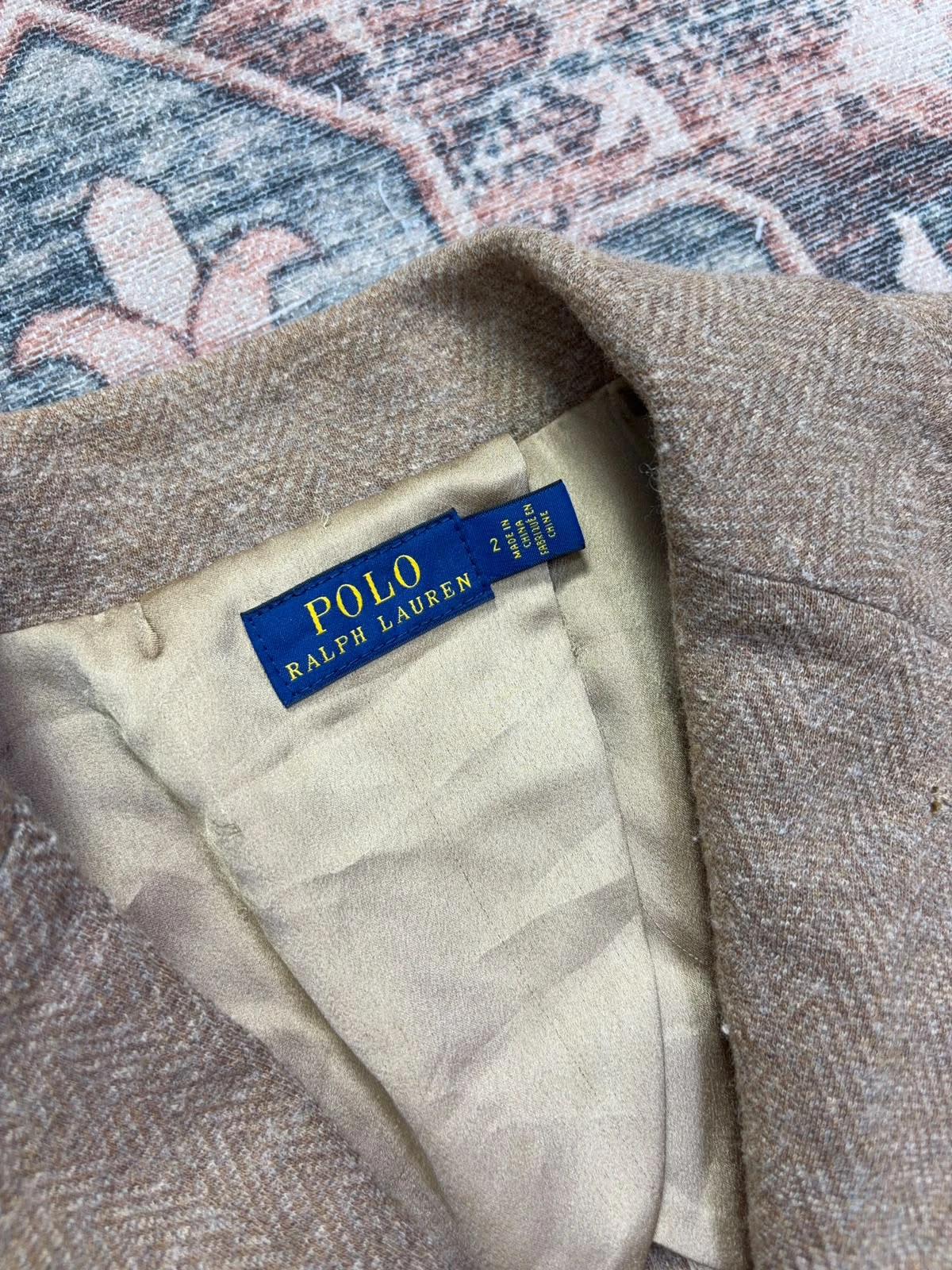 POLO RALPH LAUREN HERRINGBONE TWEED BLAZER 4