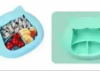 Plato de silicona gato