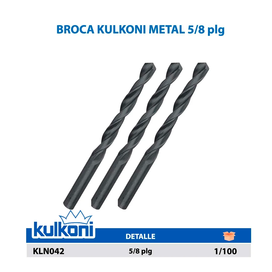 BROCA KULKONI METAL 5/8"