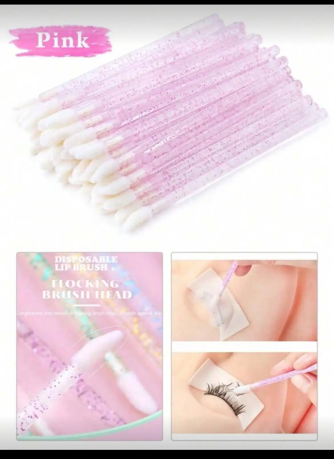 Brocha para labios desechables  3