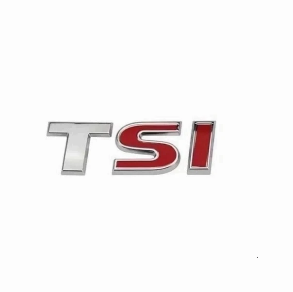 Letrero TSI ( Cromado y Rojo) / 1146