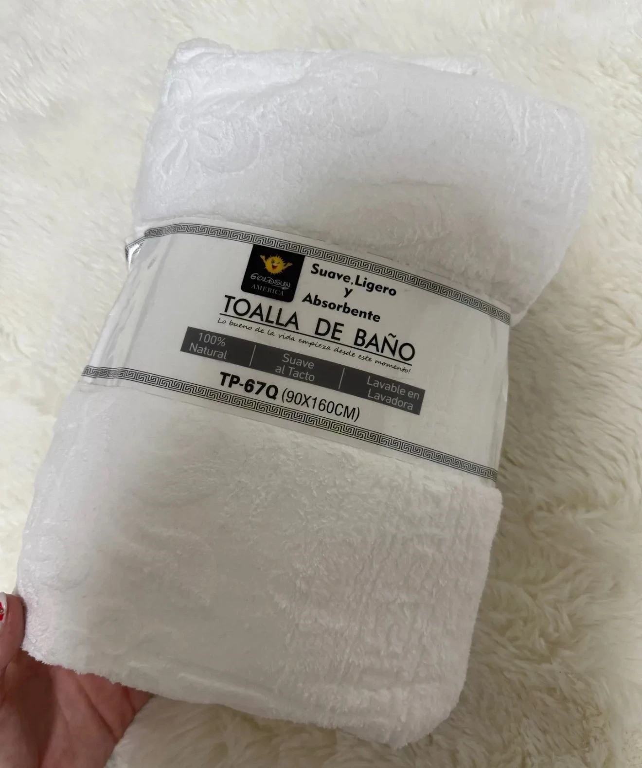 TOALLON GOLDSUN*  TP-67Q 90X160CM   