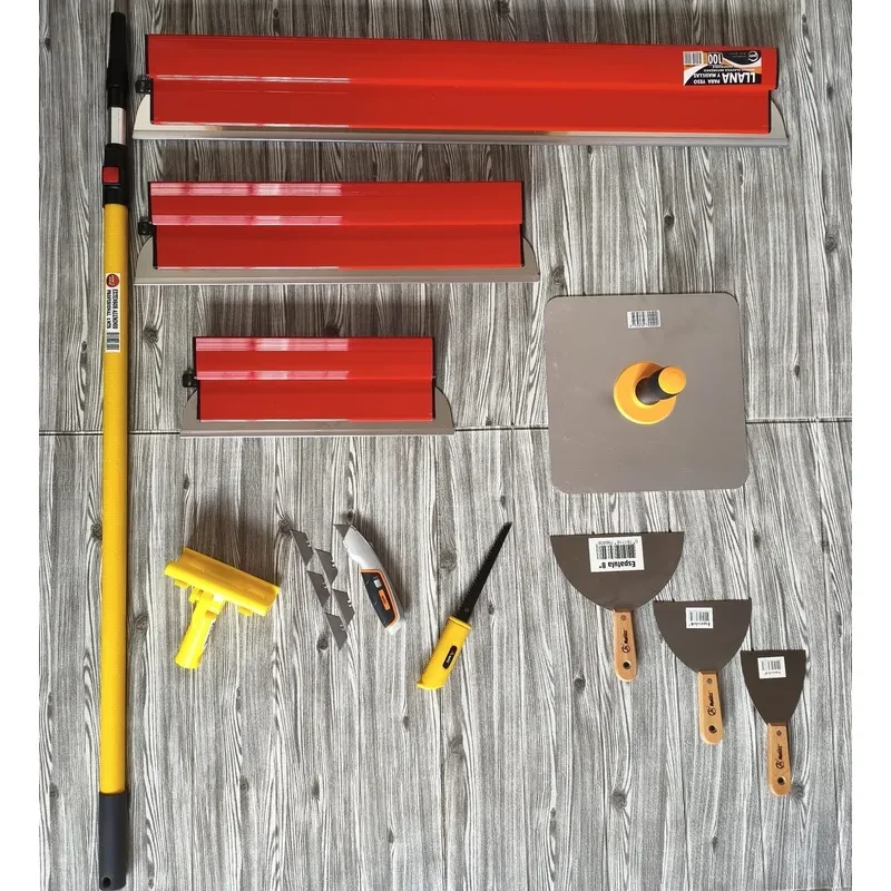 Kit Herramientas Durlock 11piezas Llanas Espátula Plato