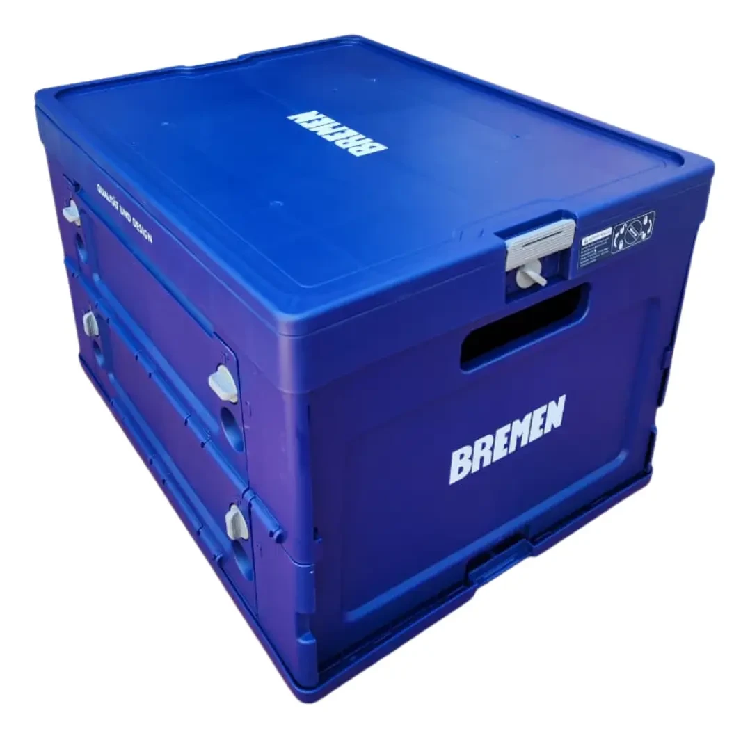 Cajon Plegable Con Tapa 20kg/47l Bremen 8636