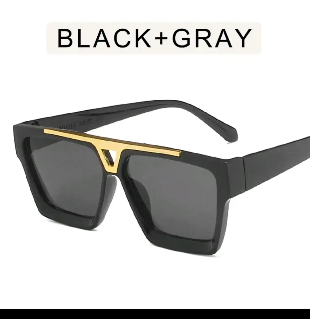 Lentes de sol Cuadrados - White + Gray 2