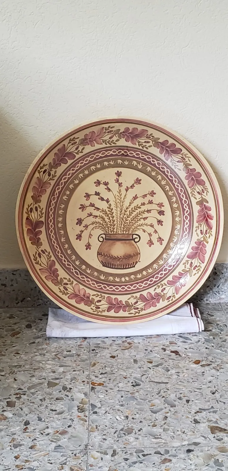 Plato p/colgar 45cm.