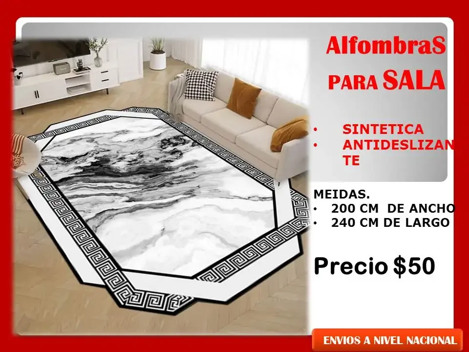 Alfombras para piso, 2m x 2.4 m 