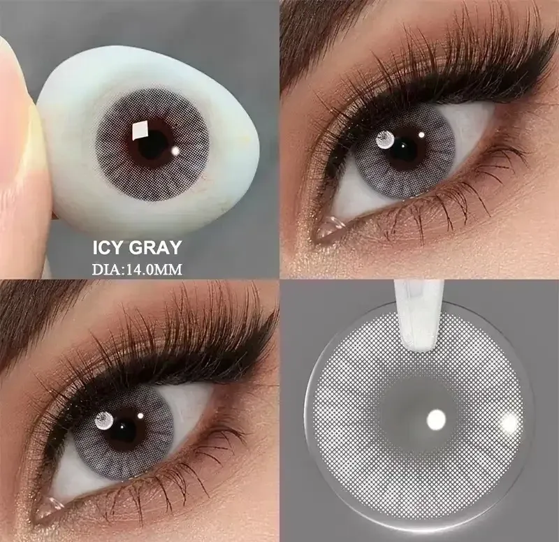 Lentes de contacto - Referencia: QUEEN / ICY GRAY  2
