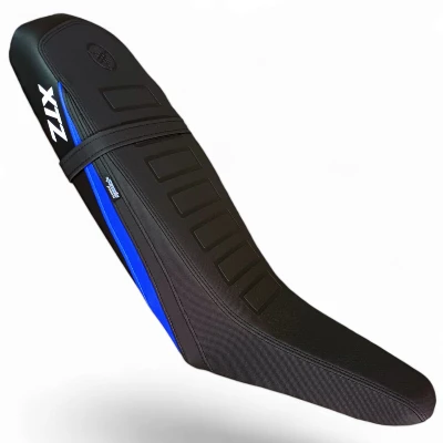 TP Xtz 125 forro jc 09 premium negro con franja azul