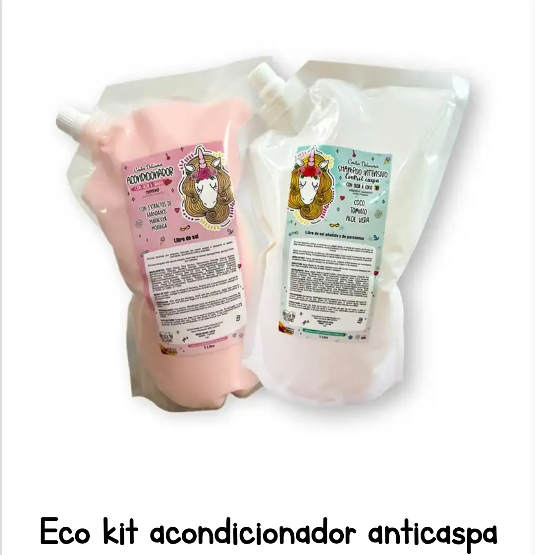Eco kit acondicionador anticaspa 