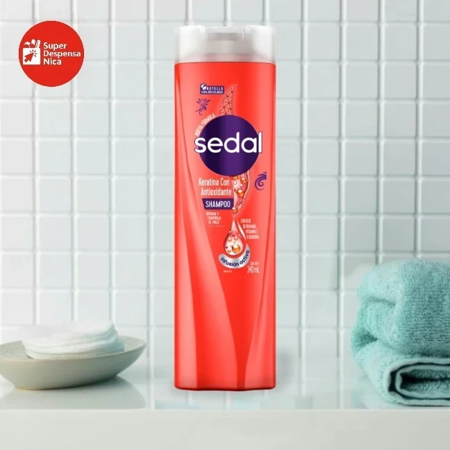 Shampoo Sedal Keratina con Antioxiante 340ml