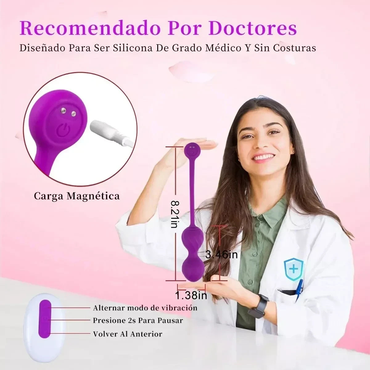 Estimulador Remoto Ckshot Dilator Vibrator Por Aplicación 3
