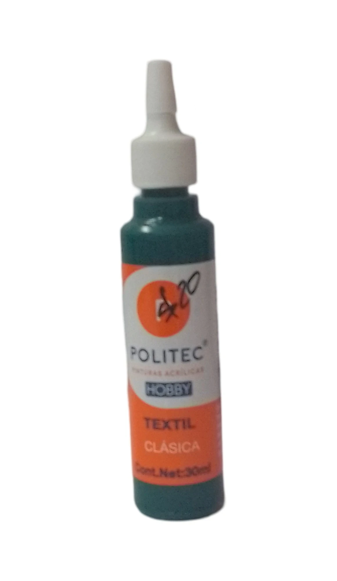 Pintura textil 30 ml politec verde savia