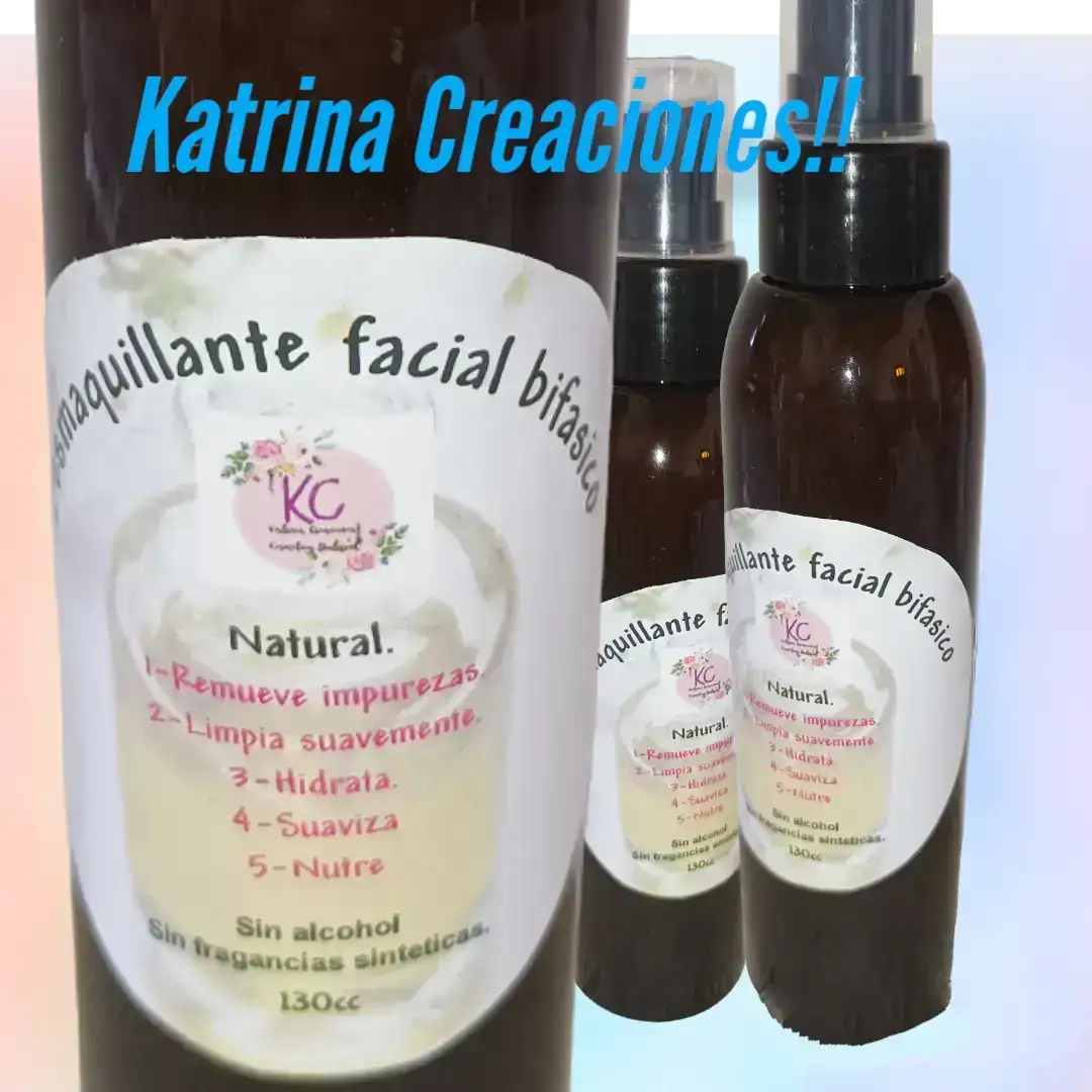 Desmaquillante facial bifásico.