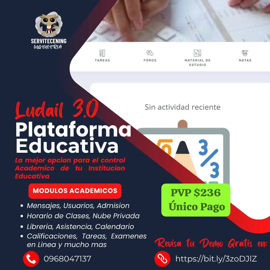 PLATAFORMA EDUCATIVA LUDAIL 3.0
