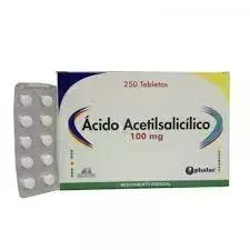 ACIDO ACETILSALICILICO 100 MG CJA X 100 TAB ANGLOPHARMA