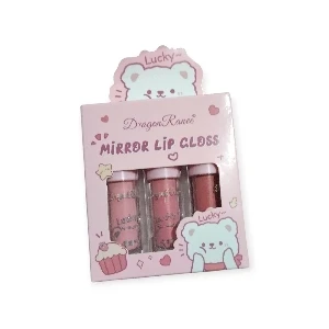 LIP GLOSS MIRROR DRAGON RANEE 3 UNID CAJA