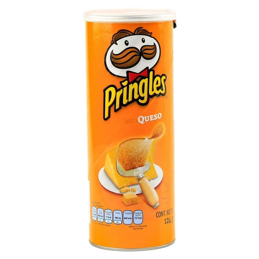 PRINGLES SABOR A QUESO 124g