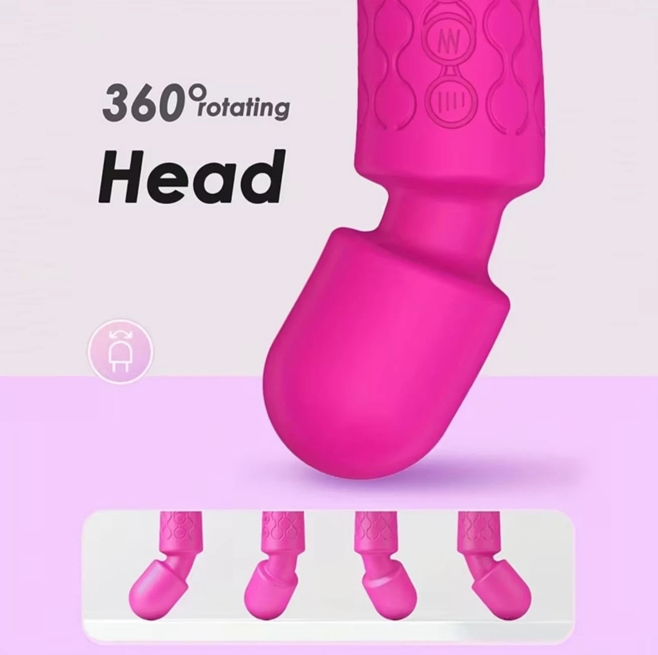 Vibrador varita mágica  3