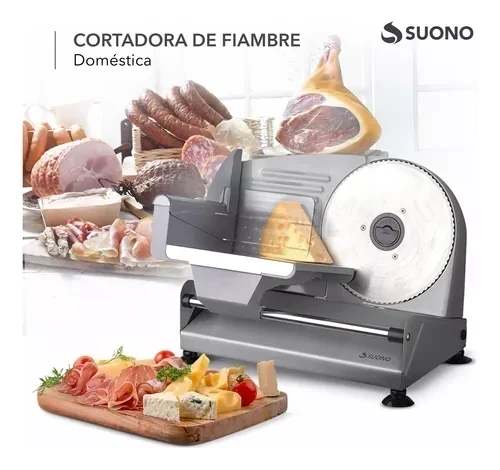 Cortadora de fiambre Suono gris 6