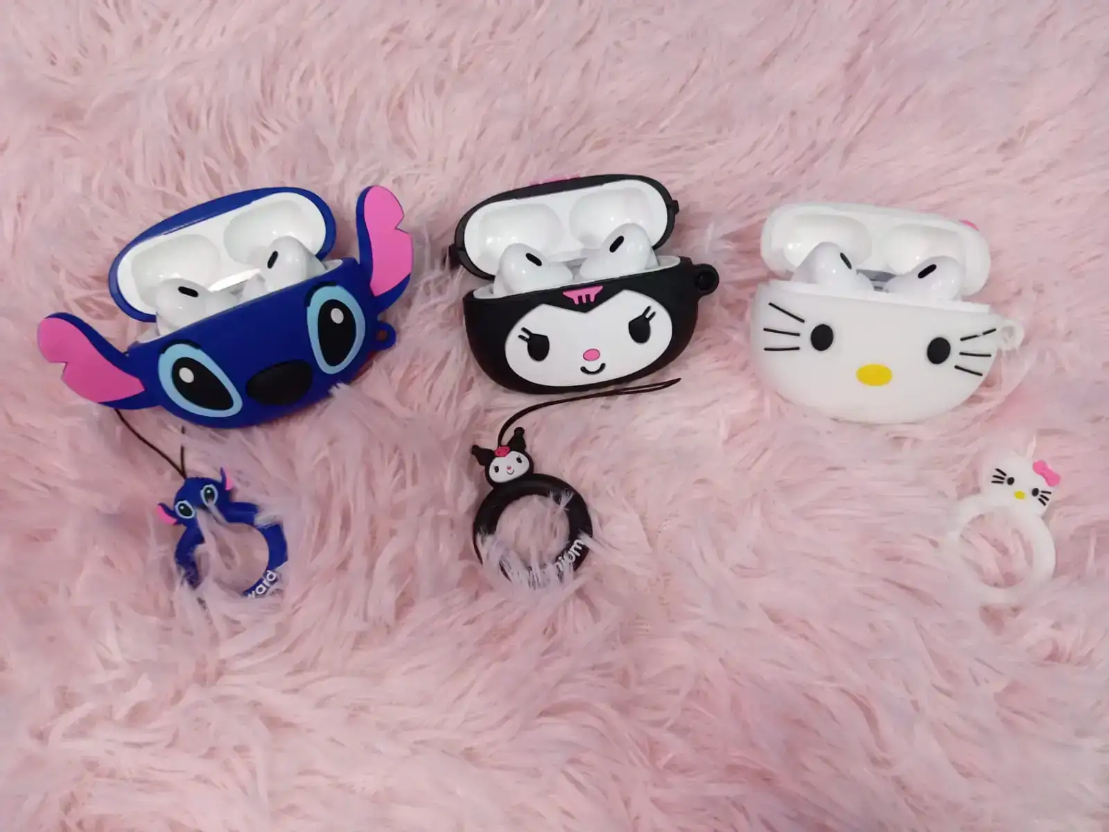 Auriculares Bluetooth con estuche de personajes favoritos
