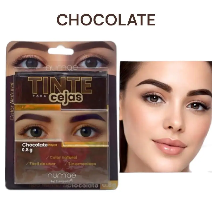 Tinta de cejas chocolate p.8 G numae lampiña 