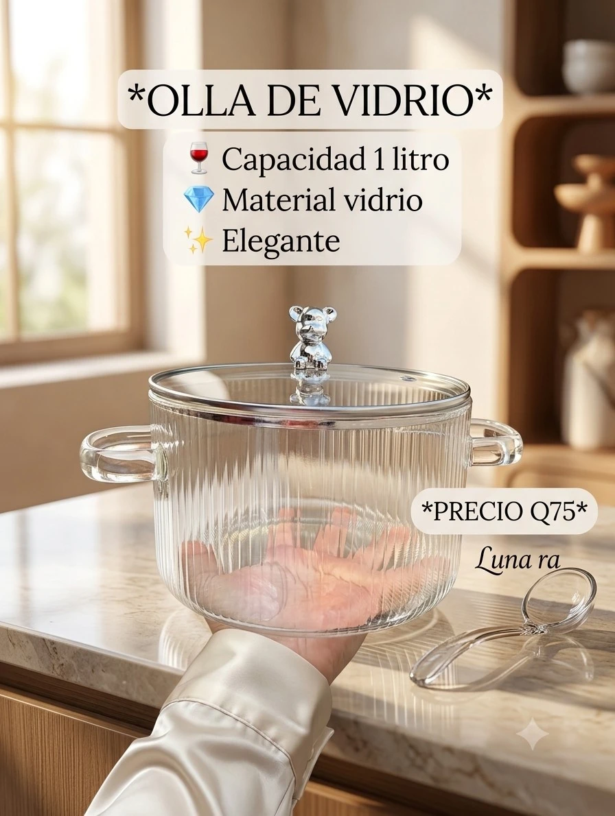 OLLA DE VIDRIO 😃