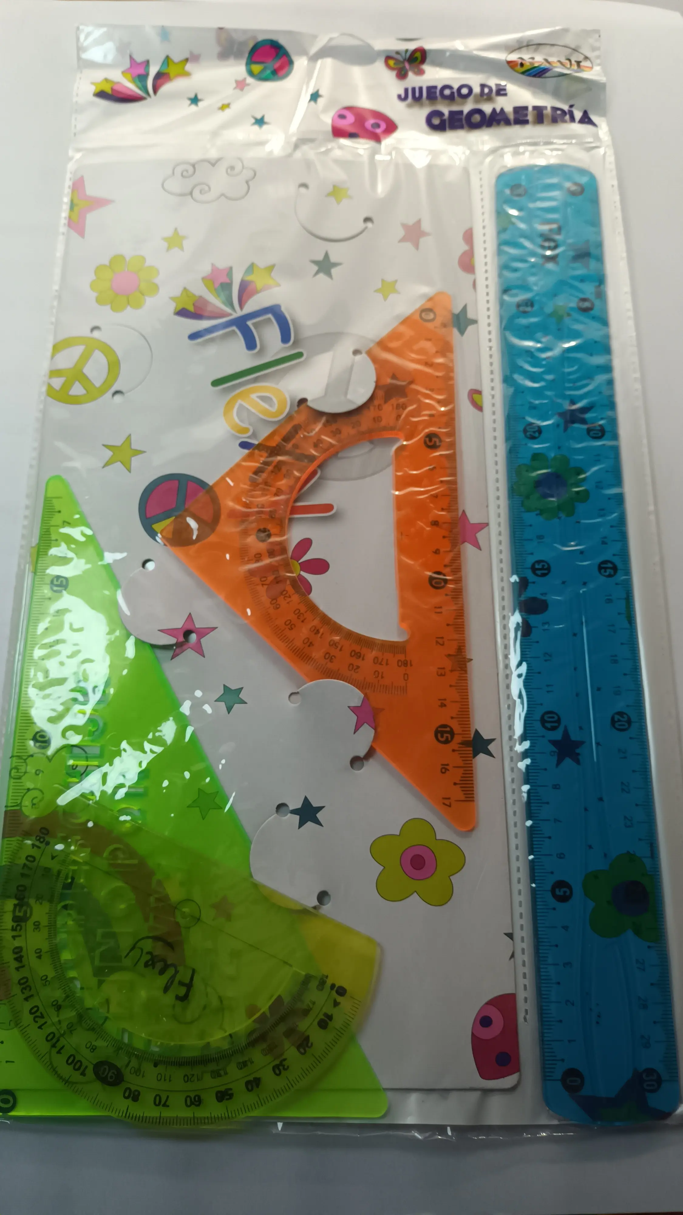 JUEGO DE GEOMETRÍA FLEXIBLE XAVI SIN COMPAS
