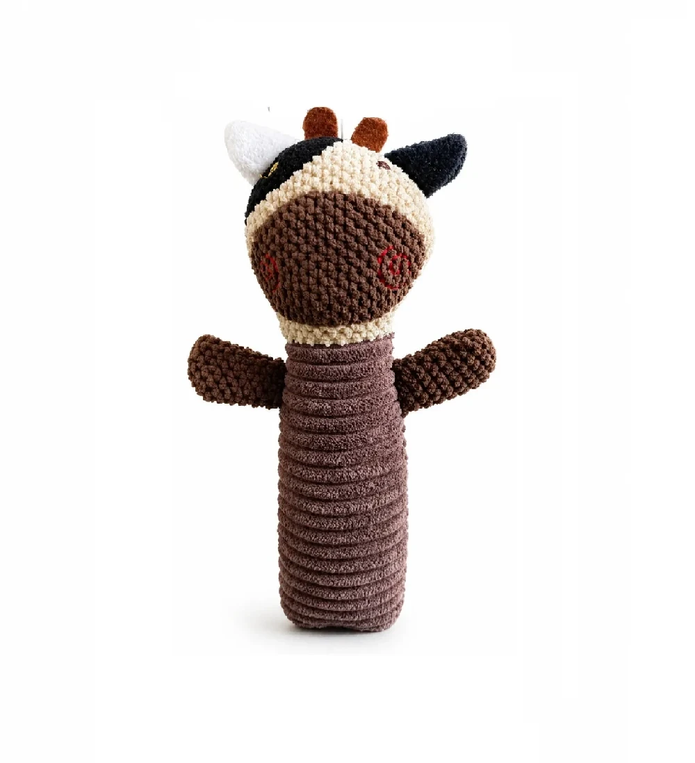 Juguete De Peluche Diseño Vaca Marrón