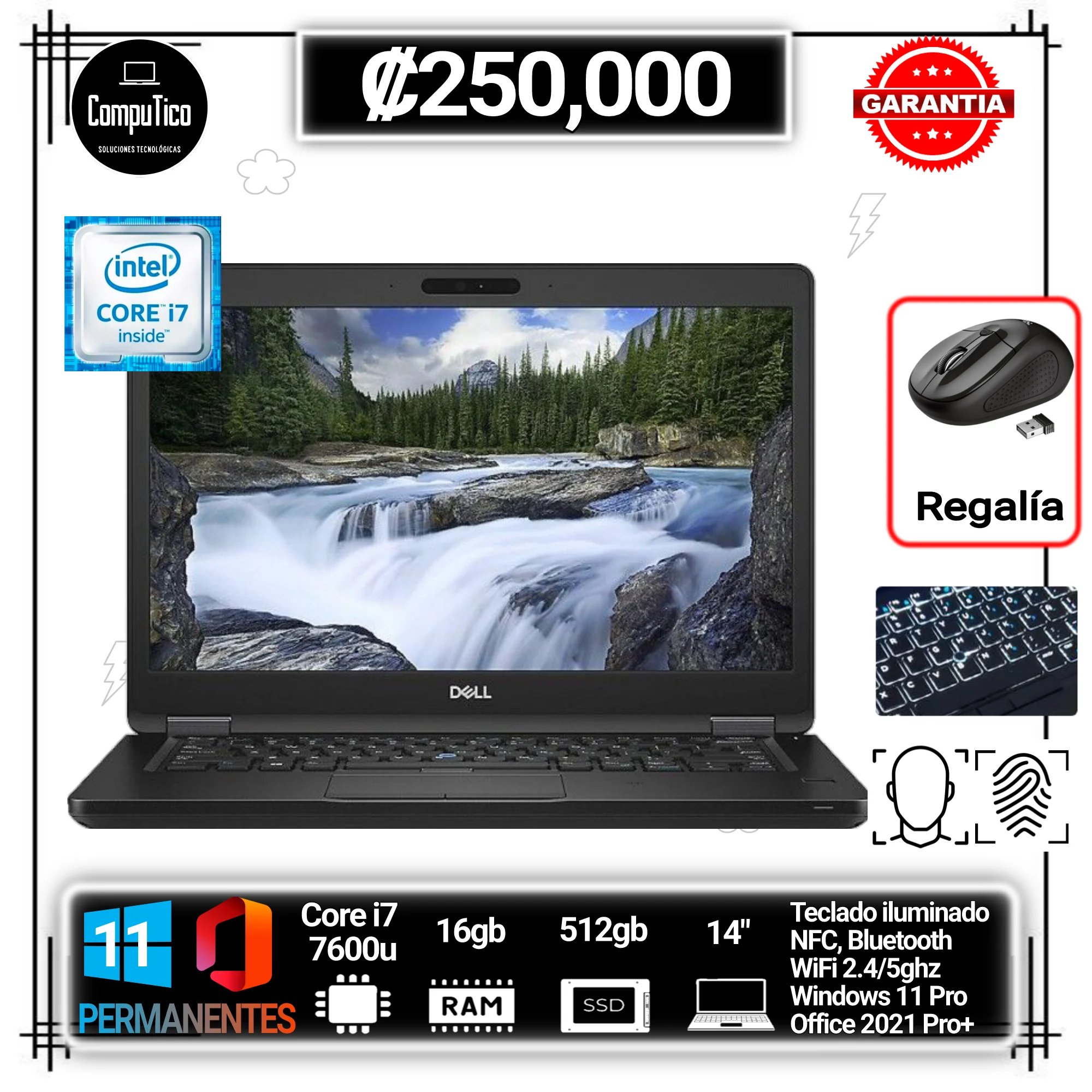 LAPTOP DELL i5 16/512GB