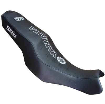 TP XTZ 150 Forro Tapizado super moto negro letrero en medio DW