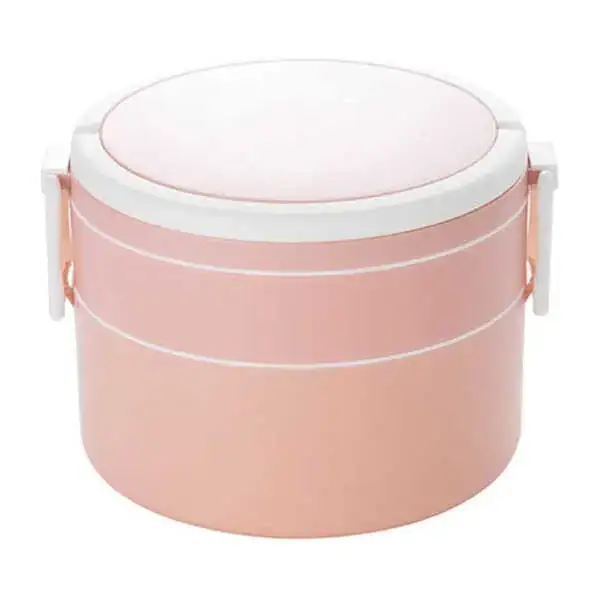 Tupper 2 Niveles Redondo + Cuchara 