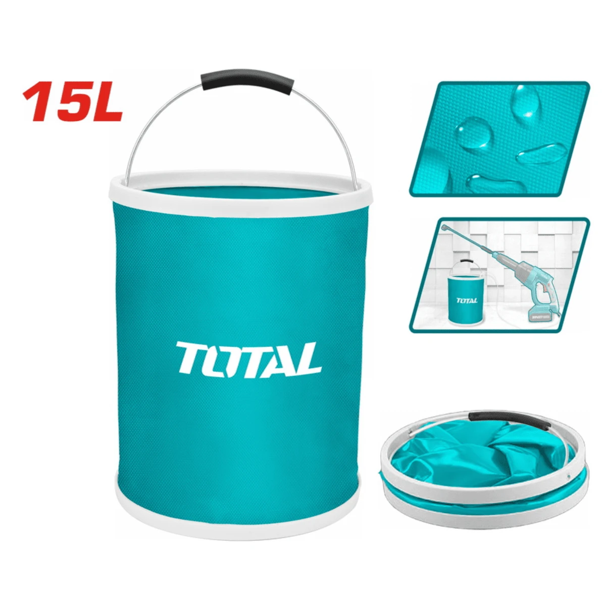 TGTFB15 Balde para agua plegable 15 litros total