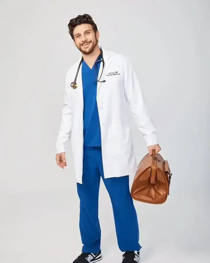 Bata de laboratorio hombre