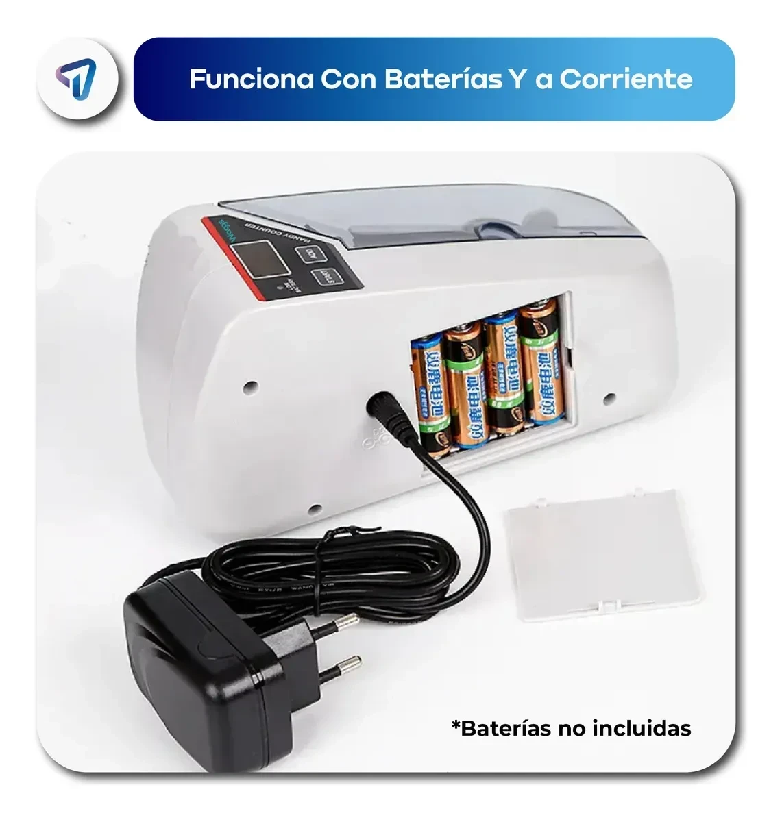 CONTADORA DE BILLETES PORTATIL WAGGS HBC-V30 2