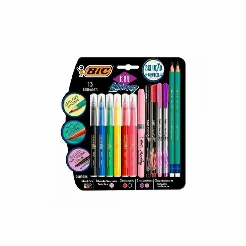 Kit Bic Lettering (13 piezas)