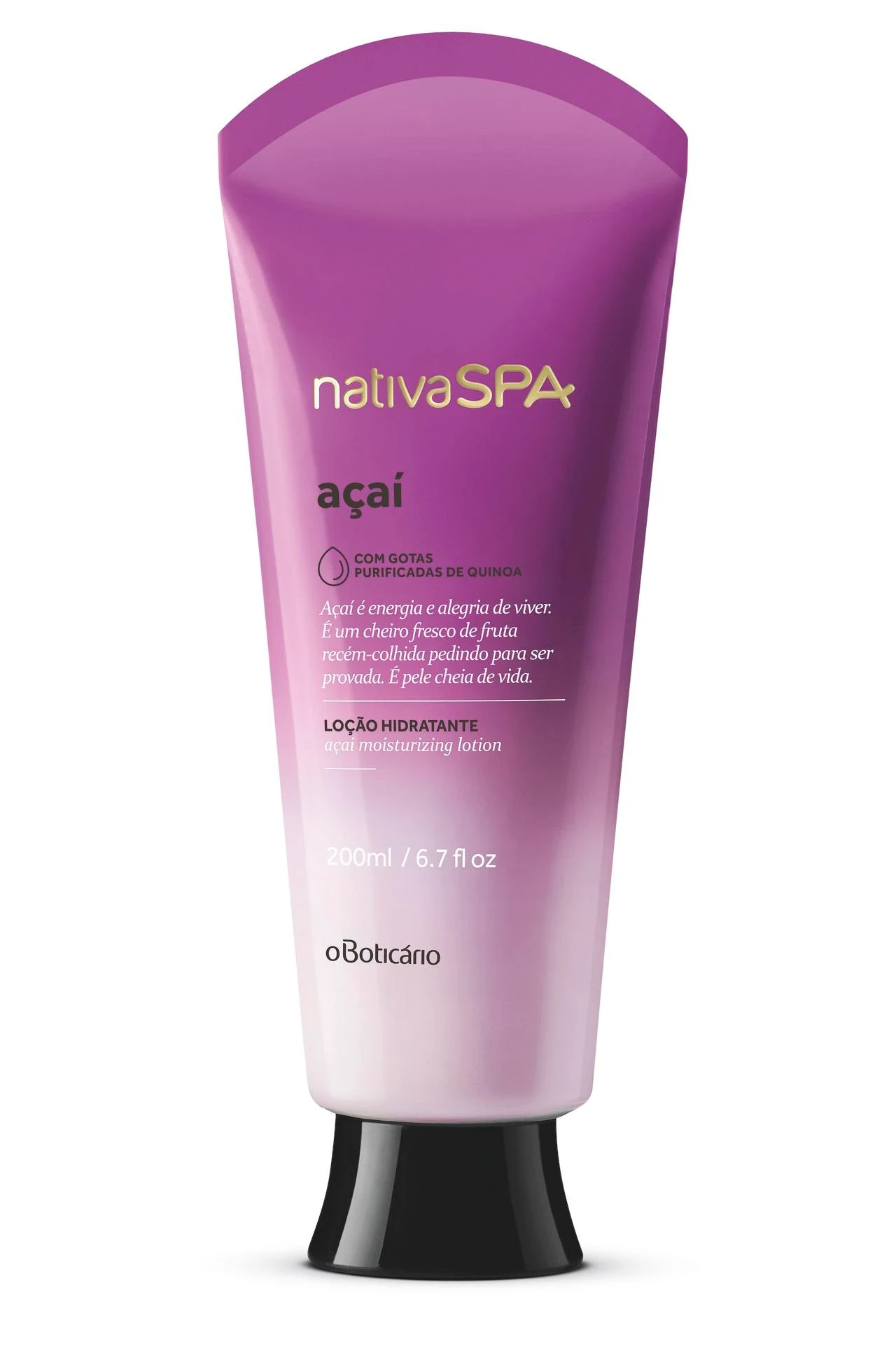Nativa SPA Loción Hidratante Corporal Açaí, 200ml