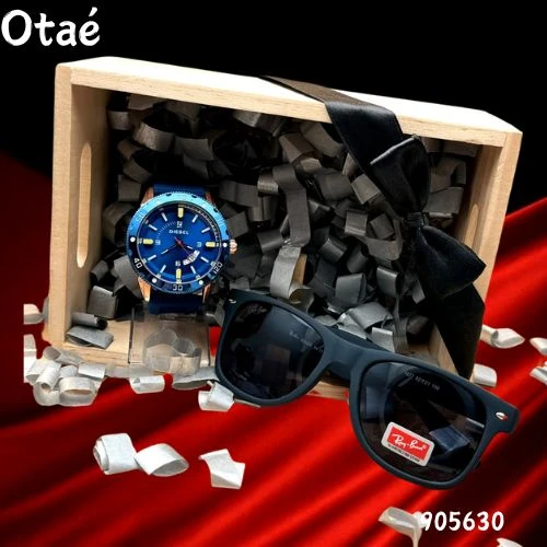 Combo Reloj Diesel Gafa 4