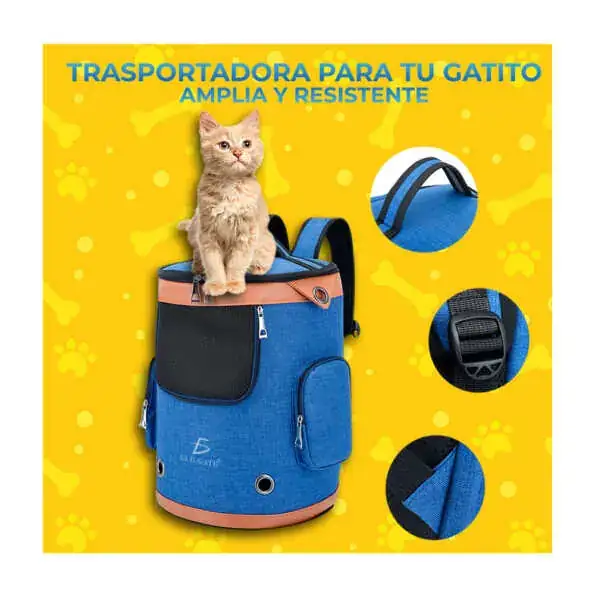 Mochila Transportadora Viaje Para Mascotas 