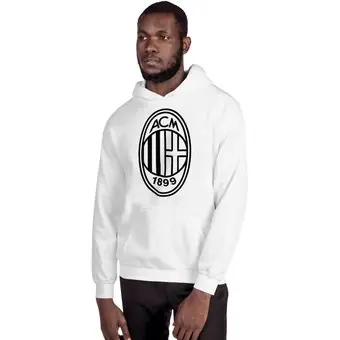 POLERA CON CAPUCHA DE AC. MILAN