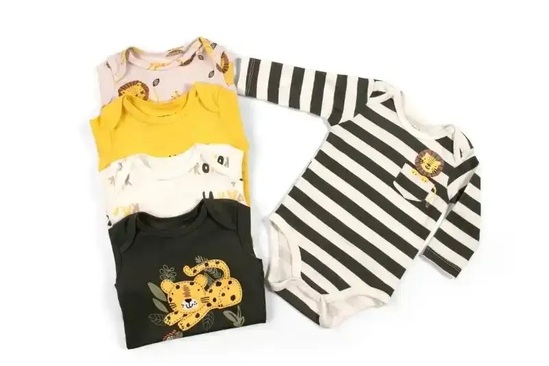 Set 5 bodys manga larga