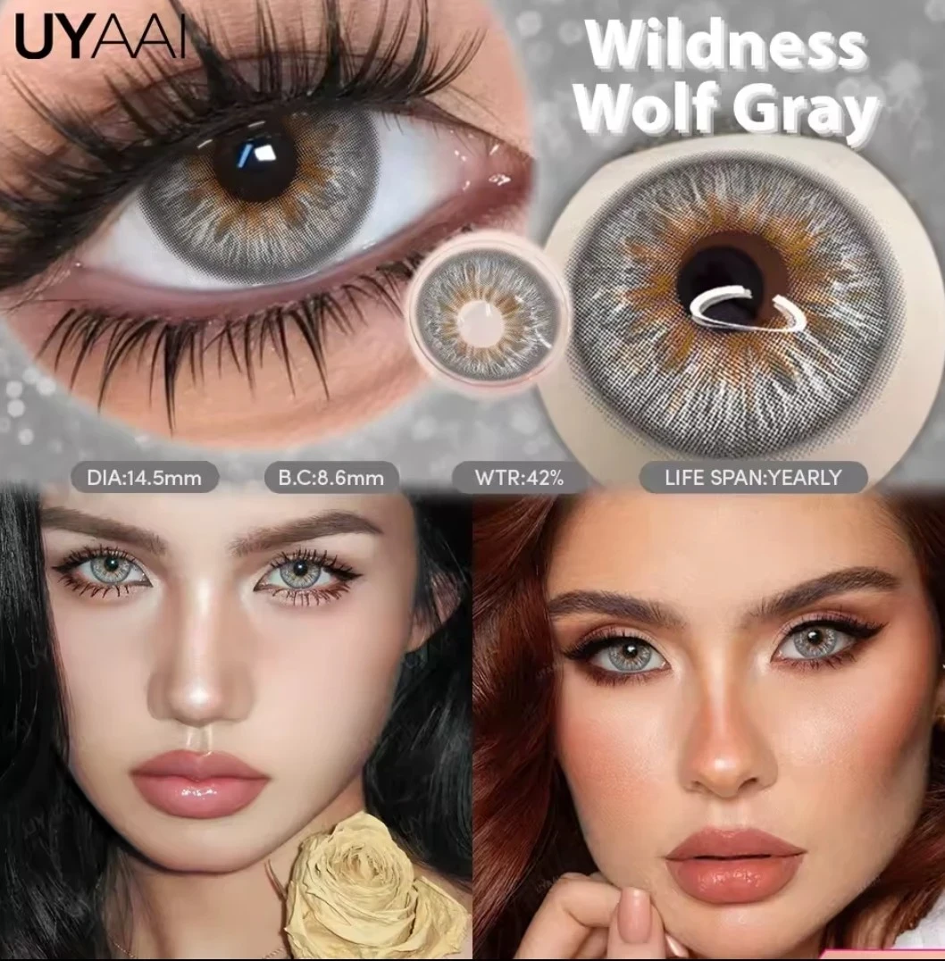 Lentes de contacto - Referencia: WOLF GRAY 9
